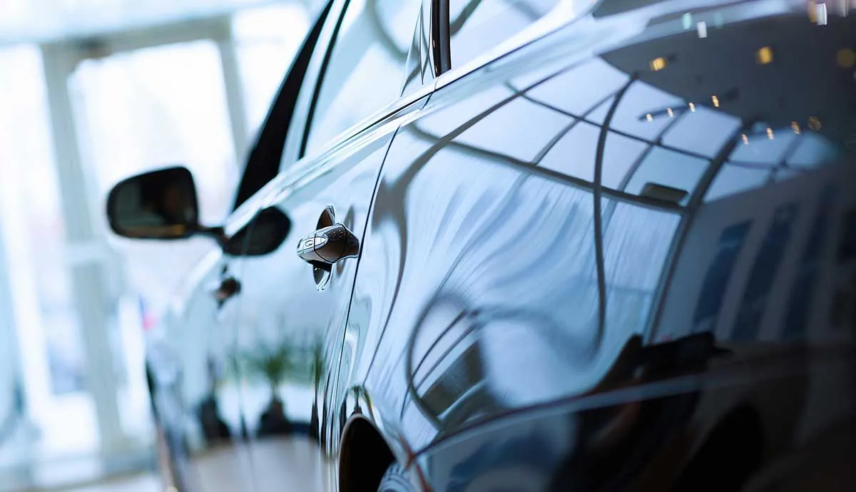 side view of luxury vehicle