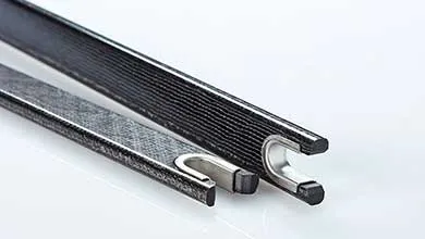 Continuous fiber-reinforced braces