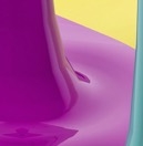 Purple paint dripping