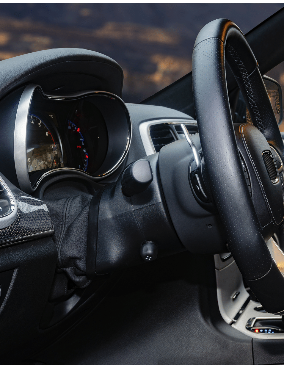 Modern luxury car Interior,travel concept